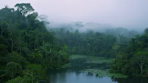 Explorez les majestueux arbres de la réserve d'Andasibe-Mantadia à Madagascar.